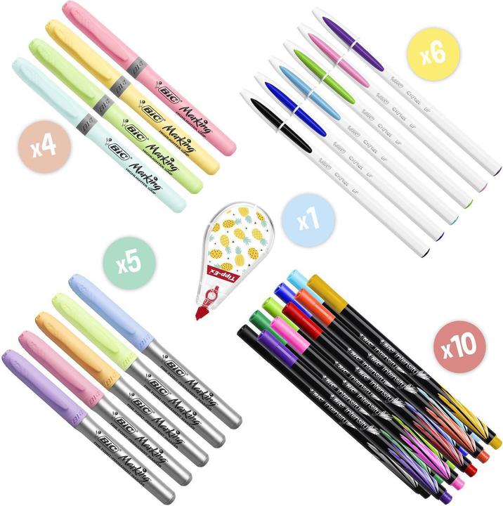 Actual product image Bic My Stationery Box (Multicoloured, 29 x)