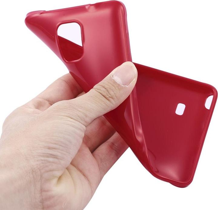 Actual product image König Design Protective cover TPU Case for mobile Samsung Galaxy Note 4 SM N910 Red (Samsung Galaxy Note 4)