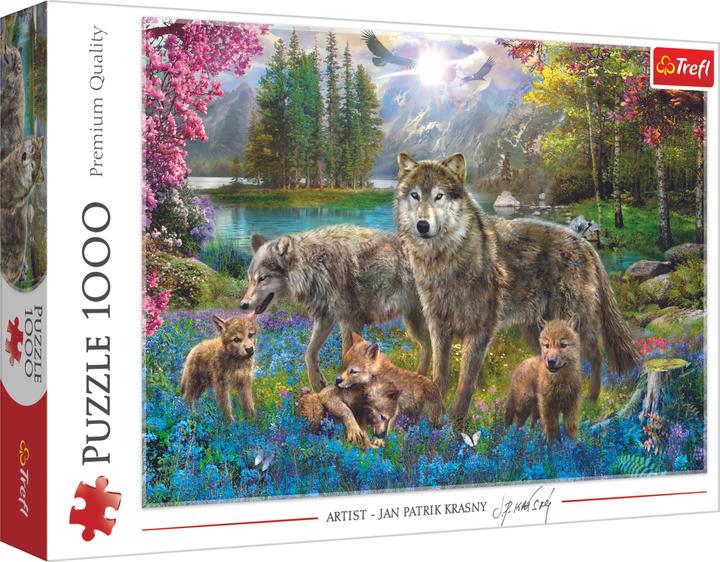 Image du produit Trefl Wolfsfamilie (1000 pièces)