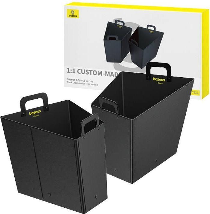 Actual product image Baseus Organiser T-Space Trunk for Tesla Y (black)