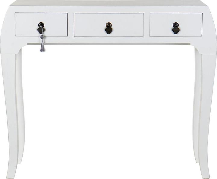 Produktbild DKD Home Decor Console White Silver Fir MDF Wood (96 x 26 x 80 cm)