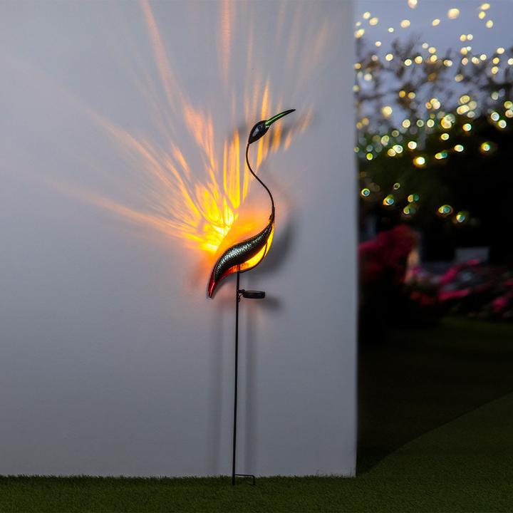 Immagine prodotto HI Solar-LED-Vogel-Gartenstecker: 120cm