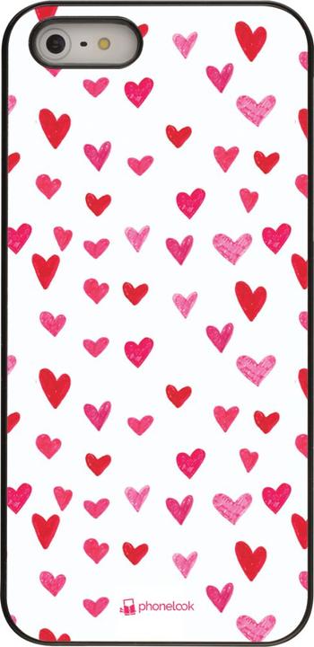 Produktbild PhoneLook Hülle Valentine 2022 Many pink hearts (Apple iPhone 5, Apple iPhone 5s)