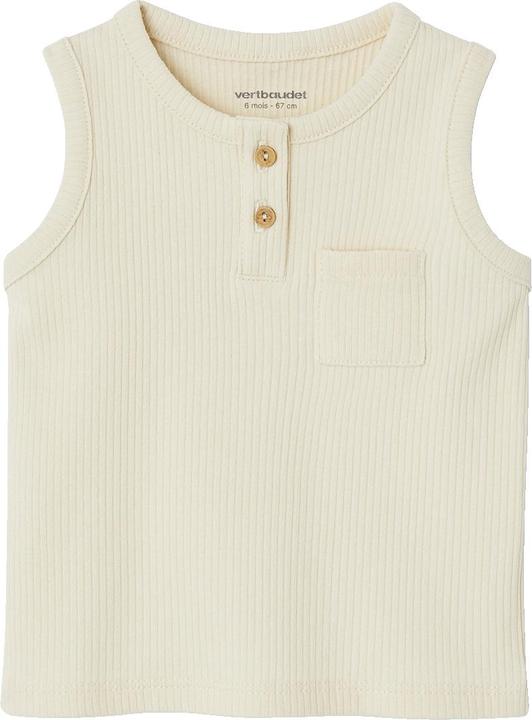 Produktbild Vertbaudet Geripptes Baby Top Oeko-Tex (80)