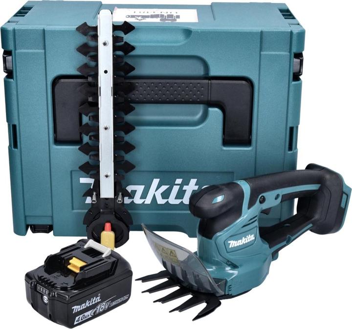 Produktbild Makita DUM 111 M1XJ Akku Grasschere Strauchschere 18 V + 1x Akku 4,0 Ah + Makpac - ohne Ladegerät (Akkuheckenschere)