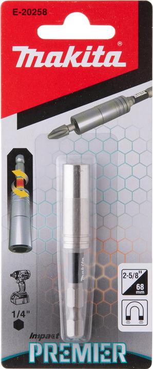 Image du produit Makita MAGNETIC BIT HOLDER E-20258 1/4. 68MM (68 mm)