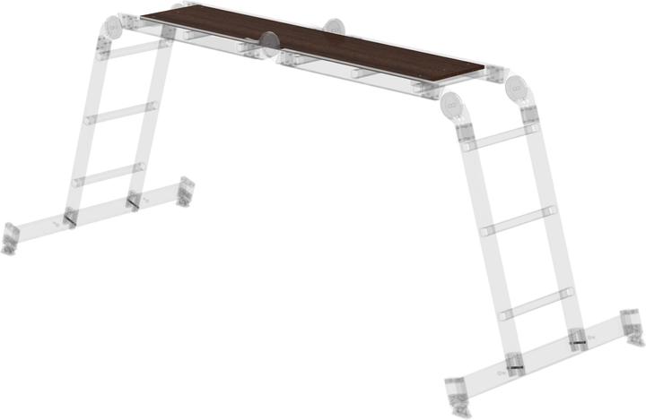 Produktbild kaiserkraft Holzbelag für Vielzweckleitern 4-teilig passend zu Best.-Nr. 031310 und 031312 (Gerüst, 140 cm)