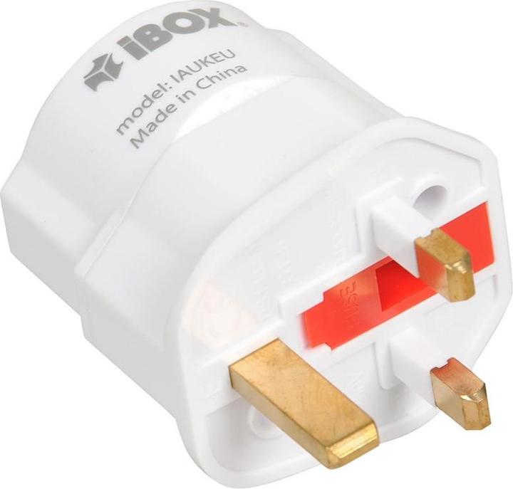 Actual product image iBox Adapter Iaukeu Gniazdo Zasilania Uk Do Eu