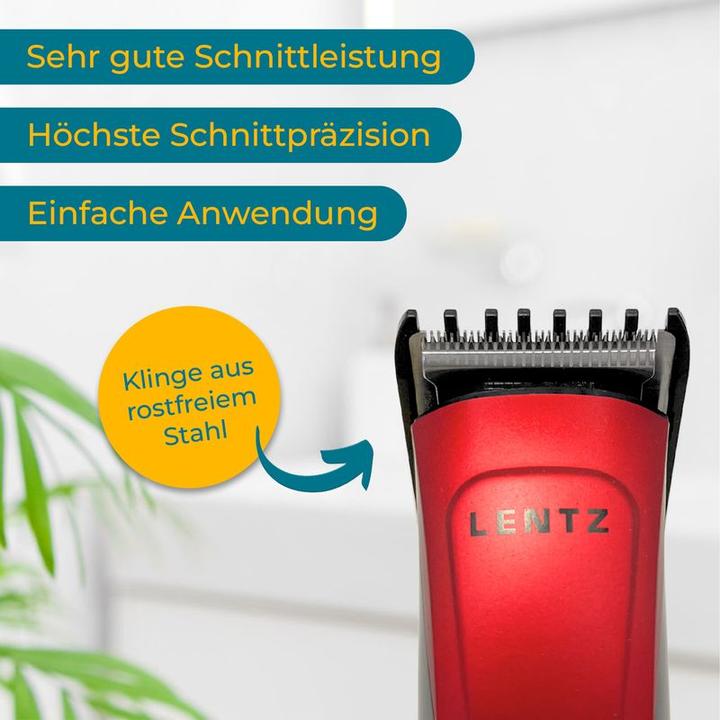 Image du produit Lentz Tondeuse Tondeuse à barbe sans fil Tondeuse à cheveux sans fil Set