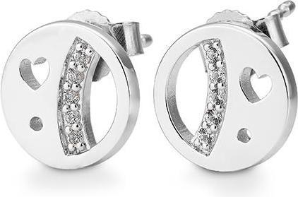 Produktbild Breuning Ohrschmuck - E.Safir Weiss (750/18 K Gold)