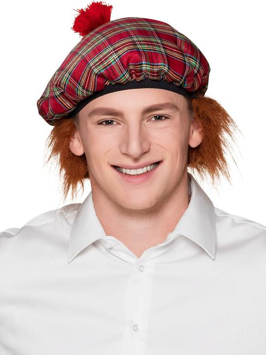 Produktbild Fasnacht Mütze Schotte mit Haar