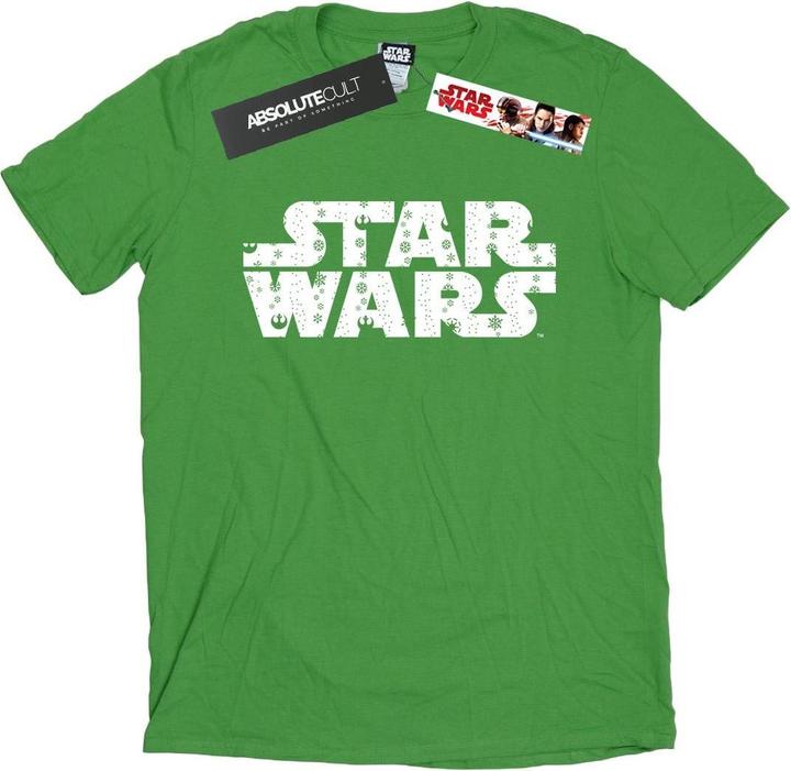Immagine prodotto Star Wars Christmas Logo Maglietta Ampia Donna (S)