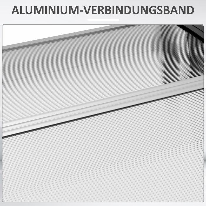 Immagine prodotto Swisshandel24 Pultvordach Vordach ideal für Haustür 200x96x27 cm Überdachung