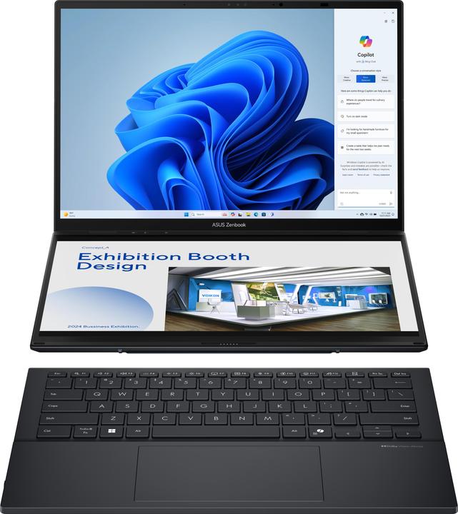 ASUS Zenbook Duo (14", Intel Core Ultra 9 285H, 32 GB, 1000 GB, DE)
