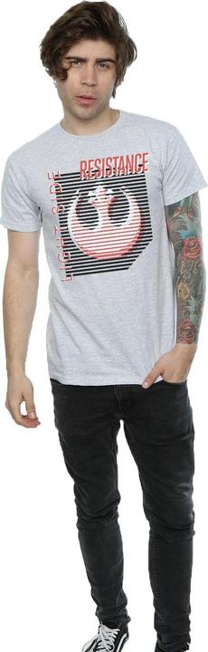 Actual product image Star Wars Mens The Last Jedi Light Side T-Shirt (L)