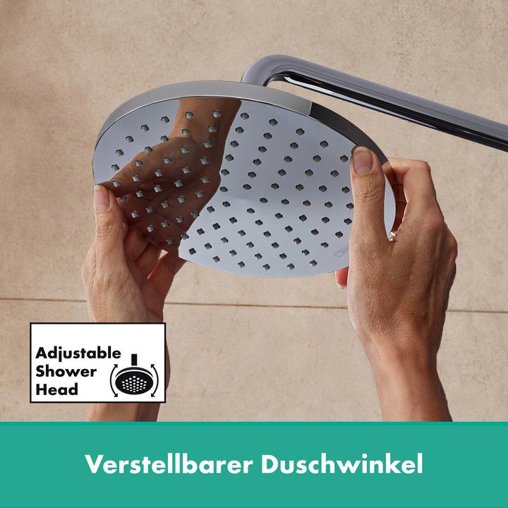 Image du produit hansgrohe Douche de tête VERNIS Blend 200 1jet, chrome (1 Types de jets, 12.40 l/min)