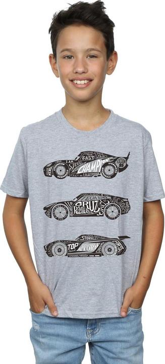 Image du produit Disney - T-shirt CARS TEXT RACERS - Garçon (152, 158)