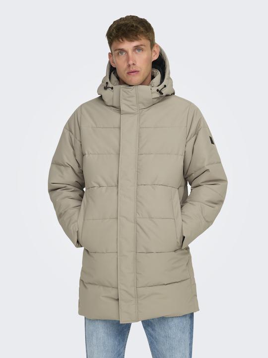 Image du produit Only & Sons Capuche amovible Poignets côtelés Manteau Doudoune (S)