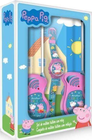 Immagine prodotto Peppa Pig Vaikiškas Euroswan racijų rinkinys su skaitmeniniu laikrodžiu. PP17047 Bambini Euroswan