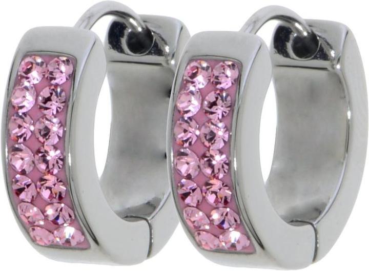 Immagine prodotto Bijouteria Orecchini a cerchio larghi (Acciaio inossidabile, Cristallo Swarovski)