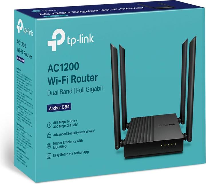 Actual product image TP-Link AC1200 Dual-Band Wi-Fi Router