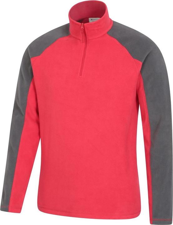 Immagine prodotto Mountain Warehouse Top in pile Ashbourne II con mezza zip da uomo (XS)