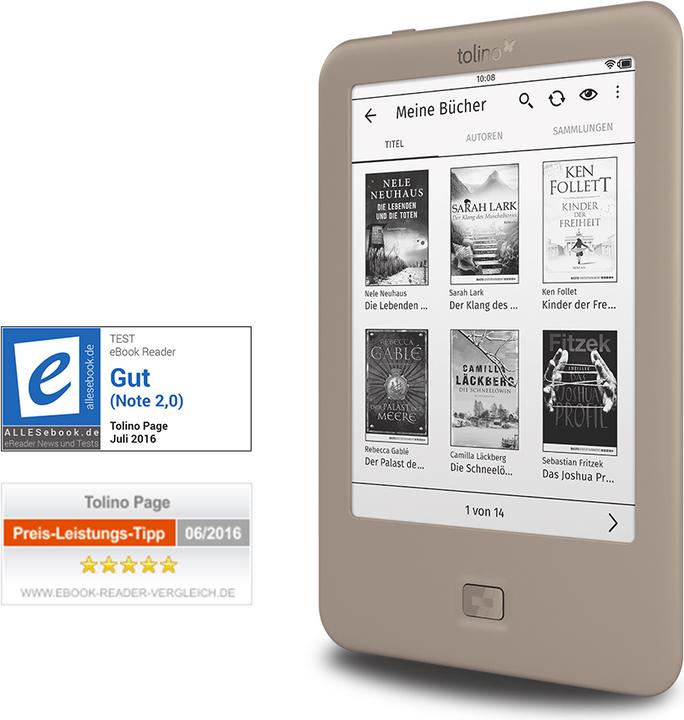 Image du produit tolino page (6", 4 Go, Bronze)