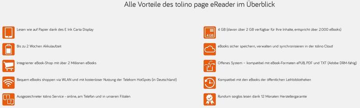 Image du produit tolino page (6", 4 Go, Bronze)