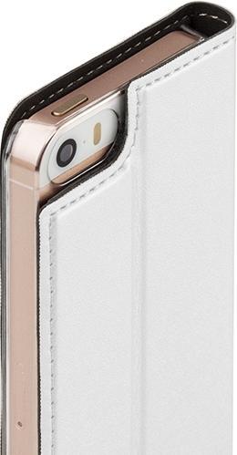 Actual product image Wave BookCase case, iPhone SE / 5S / 5, white (Apple iPhone SE)