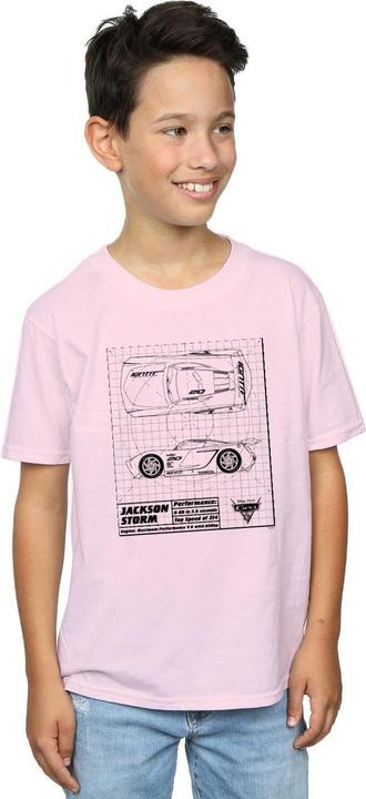 Image du produit Disney - T-shirt CARS JACKSON STORM BLUEPRINT - Garçon (152, 158)