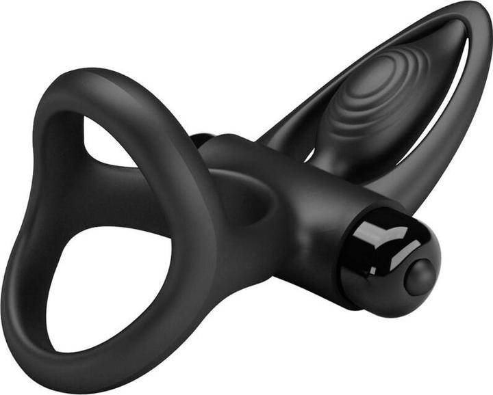Actual product image Pretty Love Vibration Ring 10 Vibrations Black Silicone