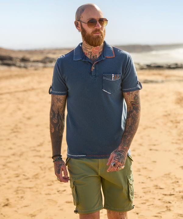 Produktbild Joe Browns Contrast Stitch Chest Pocket Pique Polo Shirt (S)