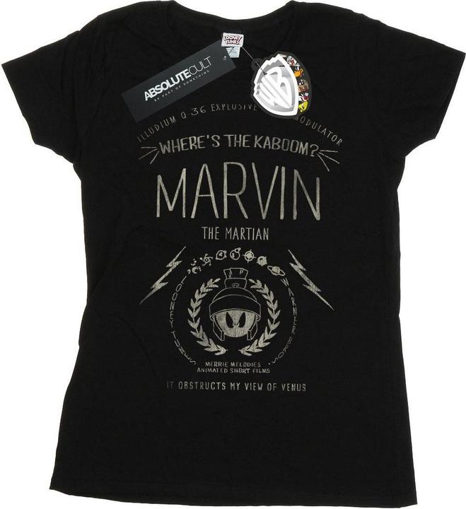 Image du produit Looney Tunes - T-shirt MARVIN THE MARTIAN WHERE'S THE KABOOM - Femme (M)