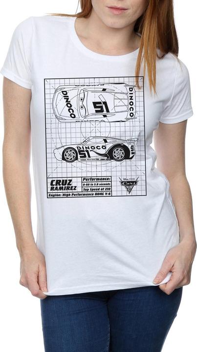 Image du produit Disney - T-shirt CARS CRUZ RAMIREZ BLUEPRINT - Femme (M)