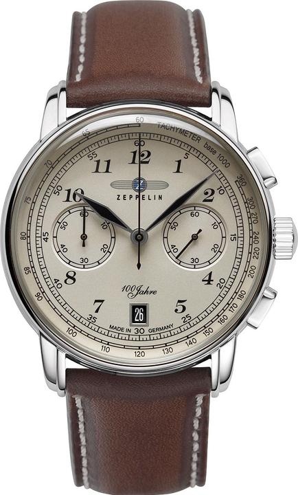 Image du produit Zeppelin 7674-6 Chronographe 100 ans 42mm 5ATM (Chronographe, 42 mm)