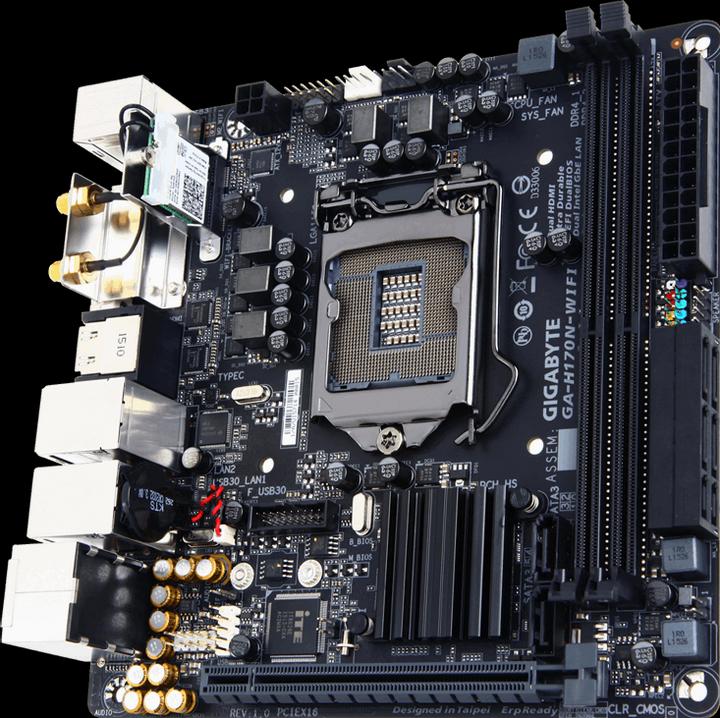 Produktbild Gigabyte Ga-H170n-Wifi (LGA 1151, Intel H170, Mini-ITX)