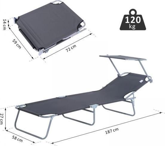 Actual product image Outsunny ClutchChairZ Shift Alpha (187 cm)