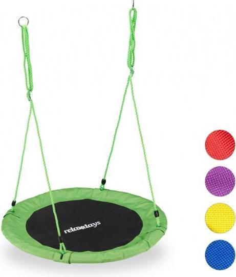 Actual product image Relaxdays 90 cm Nest Swing