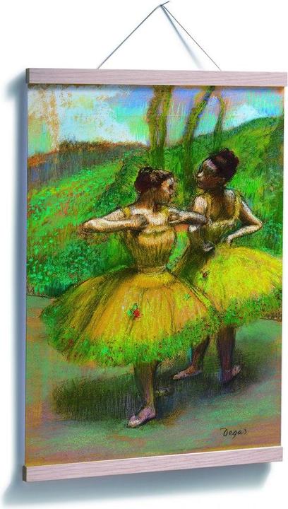 Image du produit Trenddeko Degas - Deux danseuses en jaune (70 x 100 cm)