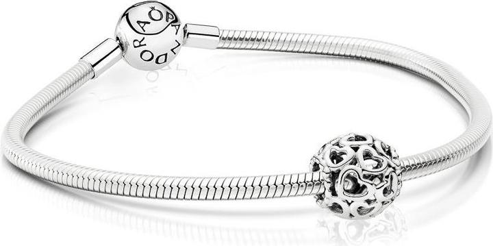 Actual product image Pandora Open your heart (Silver)