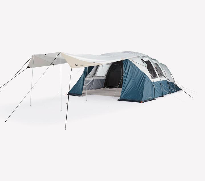 Actual product image Quechua Familienzelt Stangenaufbau - Arpenaz 6.3 F&B 6 Personen 3 Kabinen (25.75 kg, 6 persons)