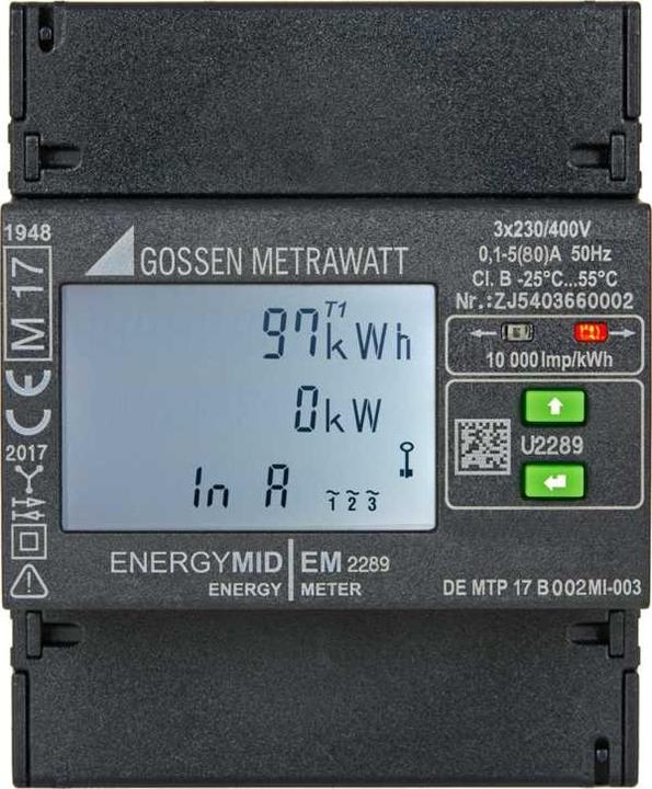 Actual product image Gossen Metrawatt EM2289 LON three-phase current