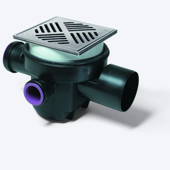 Produktbild Kessel Kellerablauf Universal 27621 DN 100 m. Doppelrückstauver. m. ED Rost