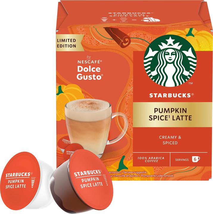 Produktbild Starbucks Pumpkin Spice Latte by Nescafé Dolce Gusto (6 x Port.)