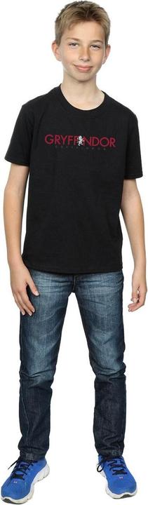 Actual product image Boys Gryffindor Text T-Shirt (140, 146)