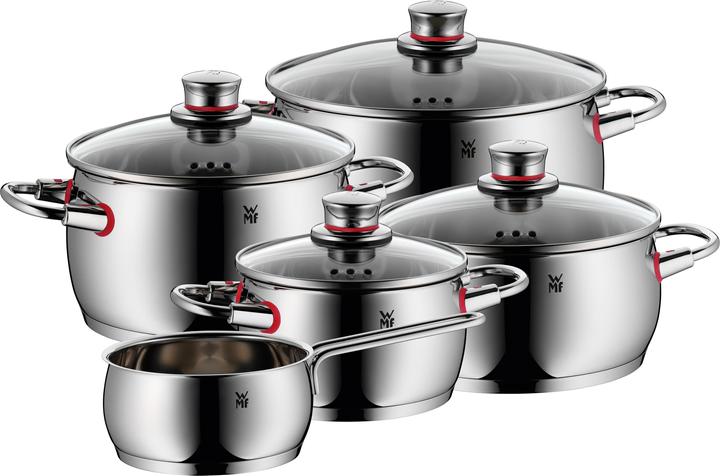 Productafbeelding WMF 0774556380 POTENSET 5 STUKS KWALITEIT EEN (24 cm, Steelpan, Roestvrij staal)