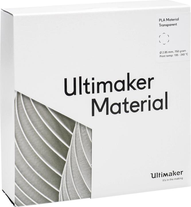 Produktbild Ultimaker Filament (PLA, 2.85 mm, 750 g, Transparent)