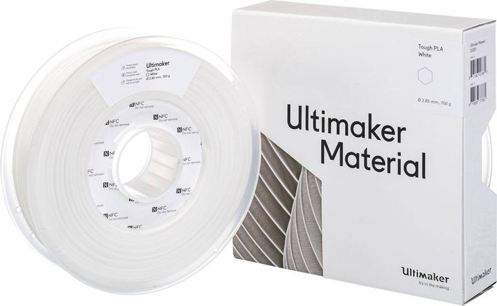 Actual product image Ultimaker Filament (Though PLA, 2.85 mm, 750 g, White)