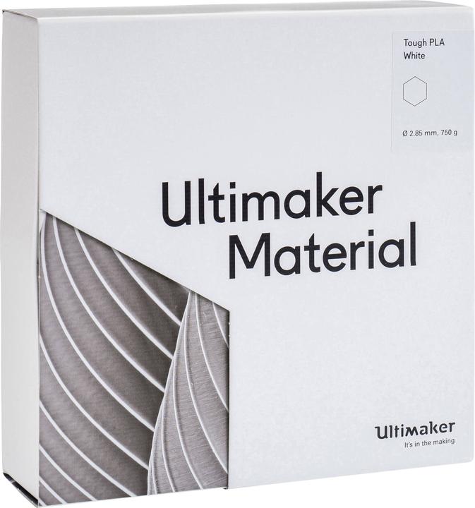 Actual product image Ultimaker Filament (Though PLA, 2.85 mm, 750 g, White)