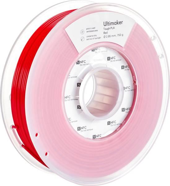 Actual product image Ultimaker Filament (Though PLA, 2.85 mm, 750 g, Red)